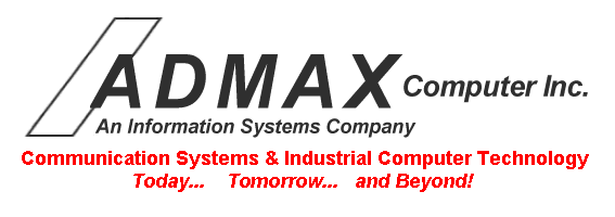 ADMAX Computer, Inc............An Information Systems Company